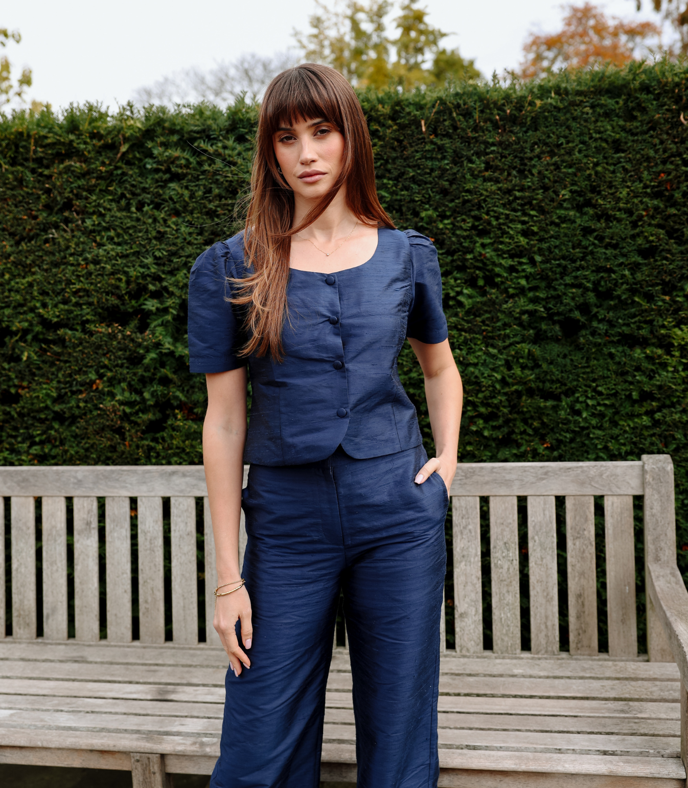Jane top in Navy