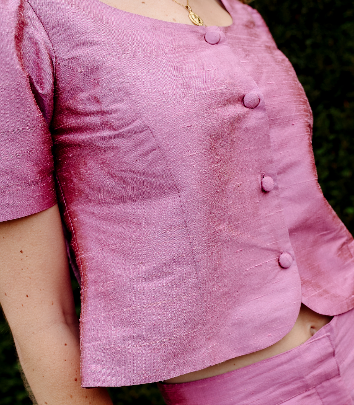 Jane top in Lychee