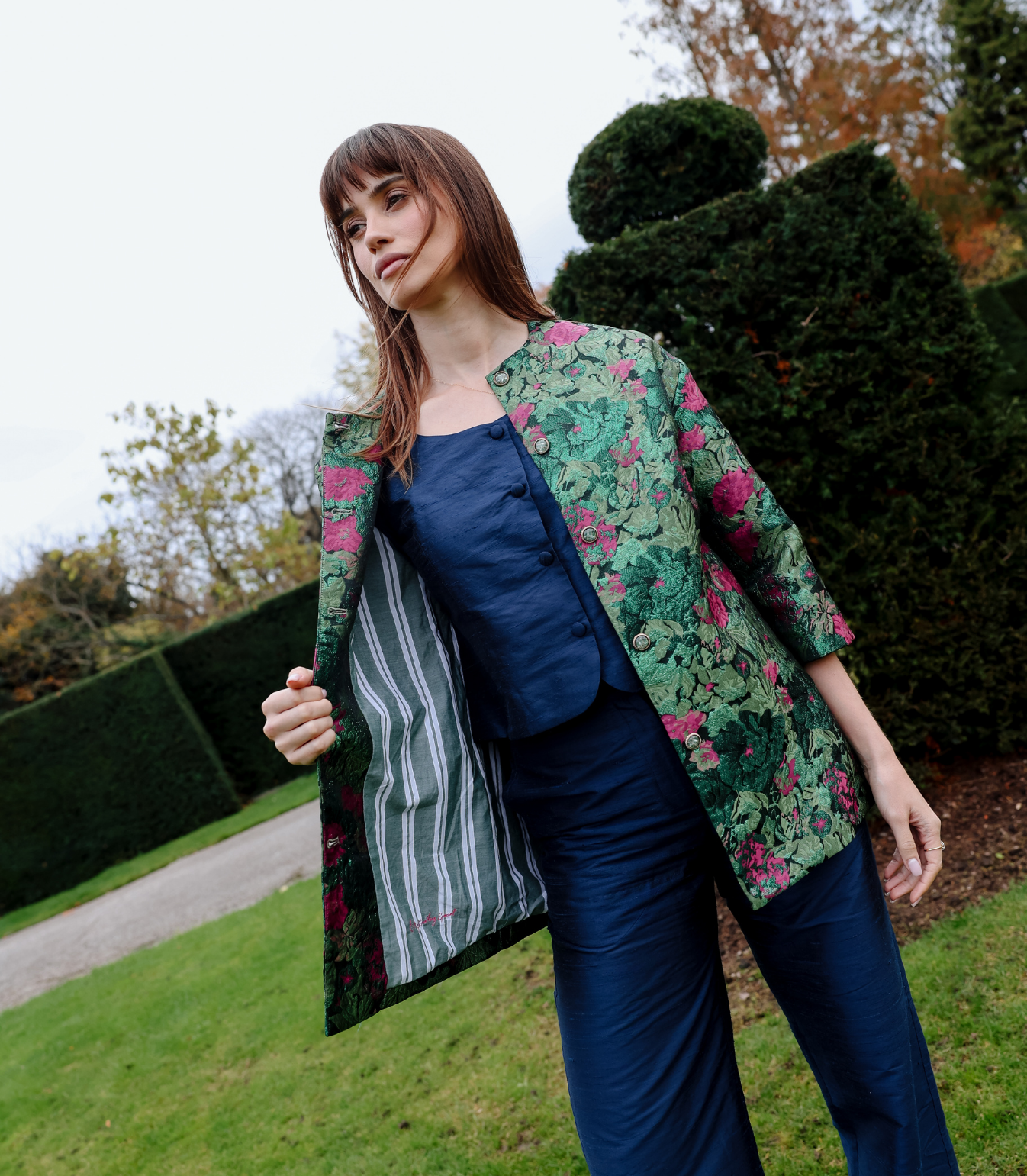 Jane top in Navy