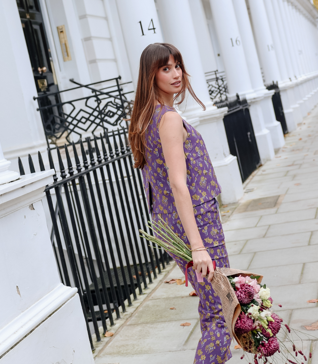Darcy top in Lilac Goldenberry