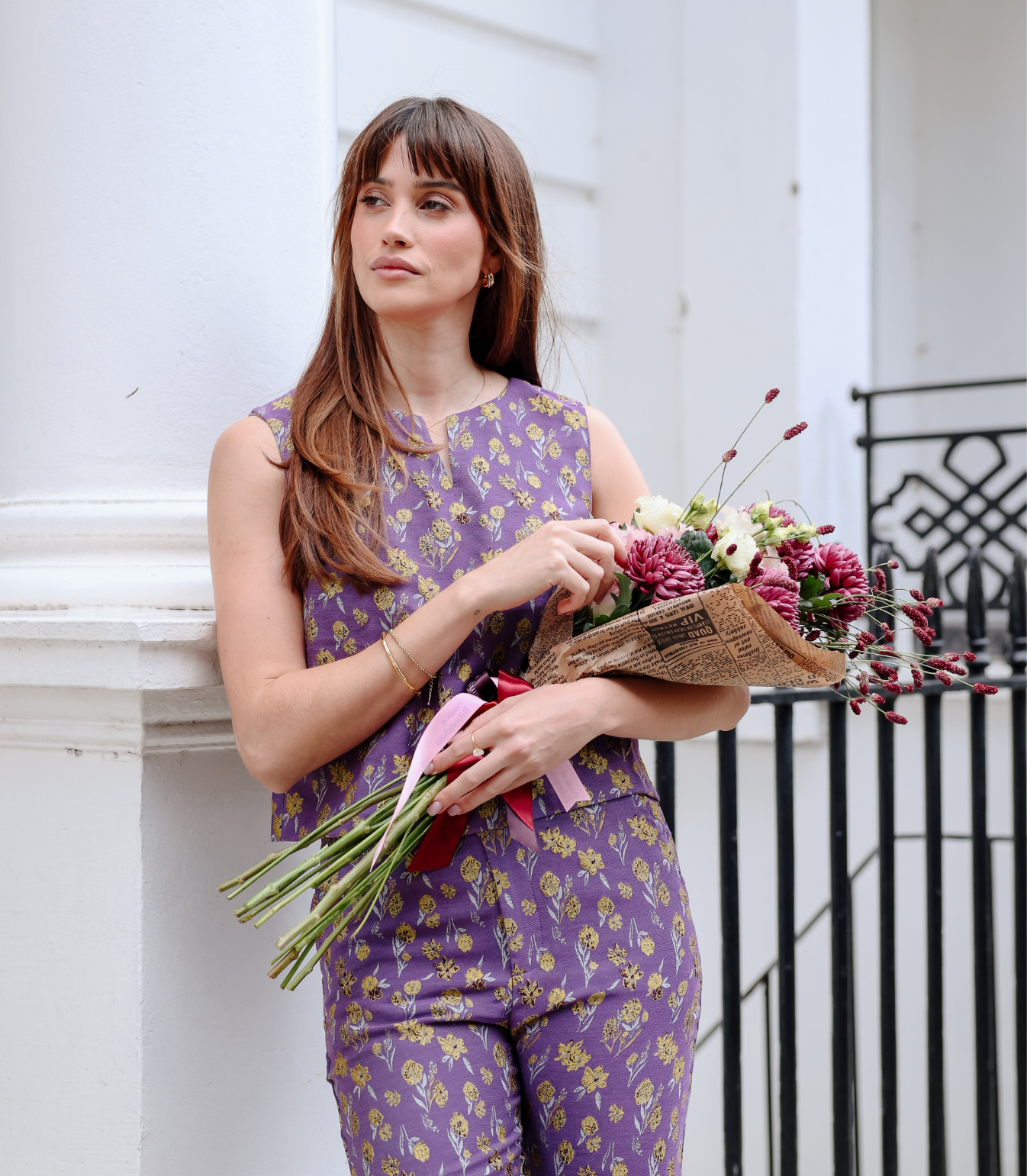 Darcy top in Lilac Goldenberry