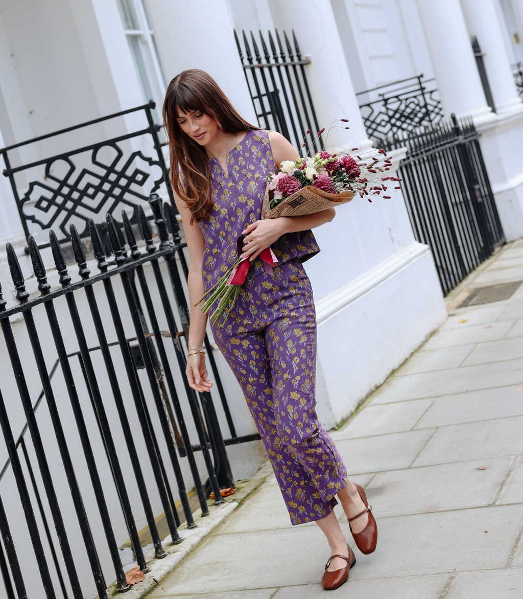 Darcy top in Lilac Goldenberry