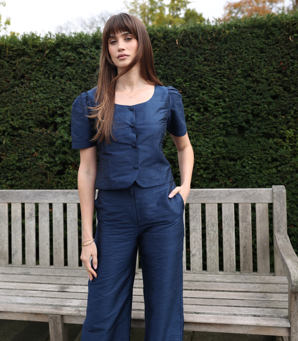 Piper trousers in Navy