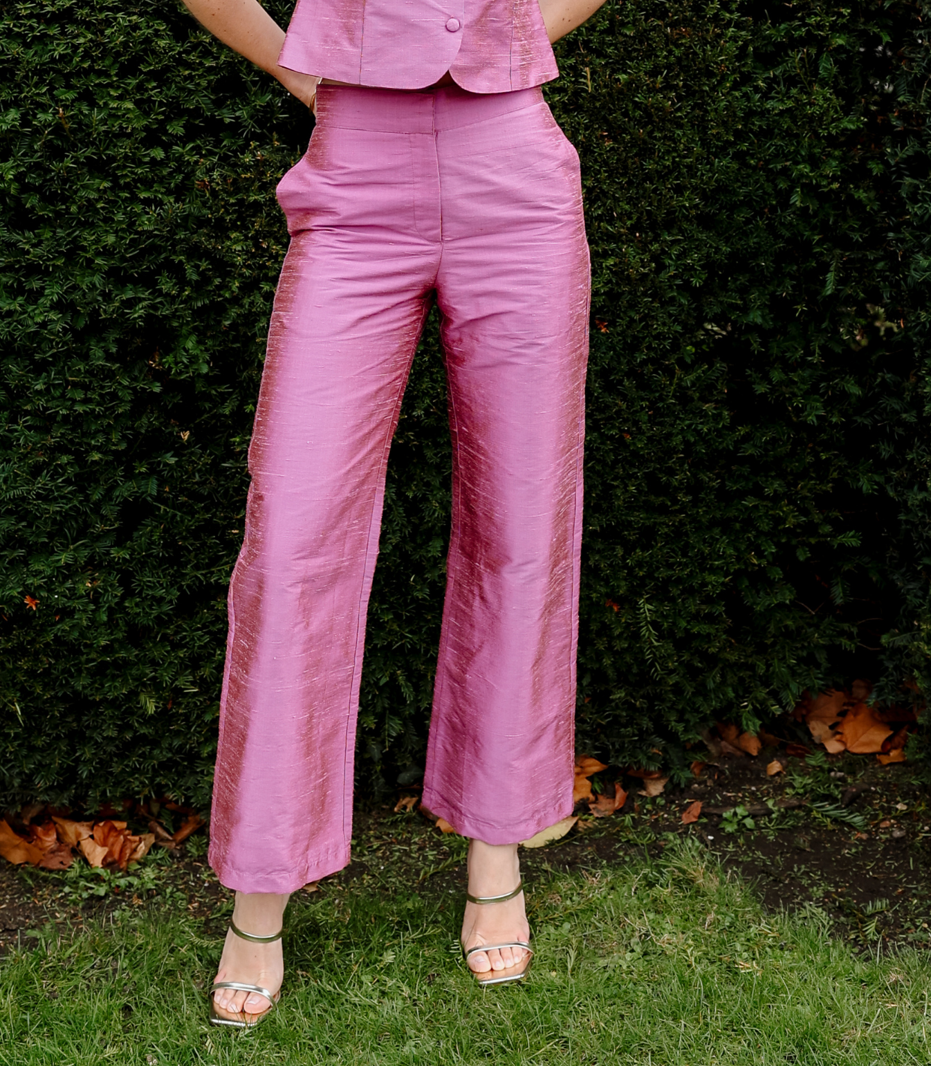 Piper trousers in Lychee